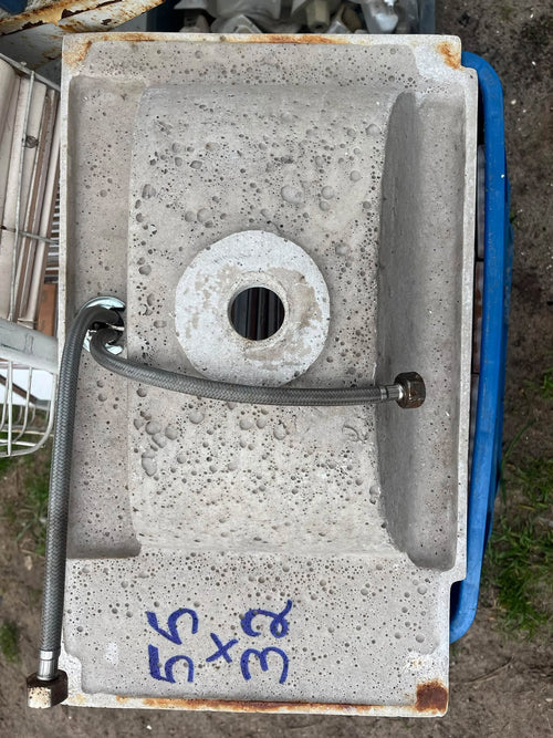 BACHA CON MONOCOMANDO PARA BAÑO MEDIDAS EN LA FOTOS