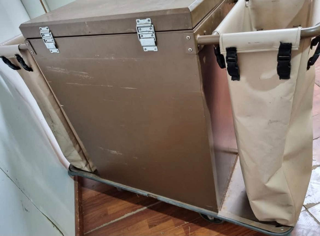 CARRO DE LIMPIEZA EN CHAPA, MULTIUSO IDEAL TALLER MECANICO