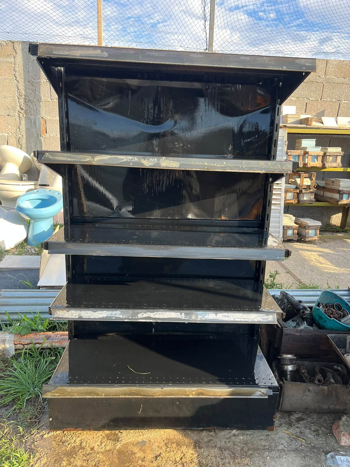 GONDOLA ESTANTERIA PARA COMERCIO 5 ESTANTES