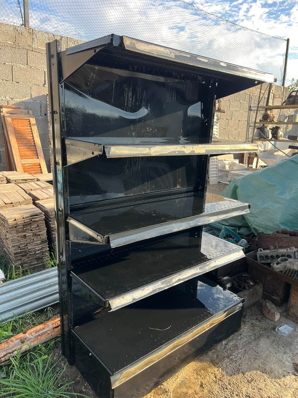 GONDOLA ESTANTERIA PARA COMERCIO 5 ESTANTES