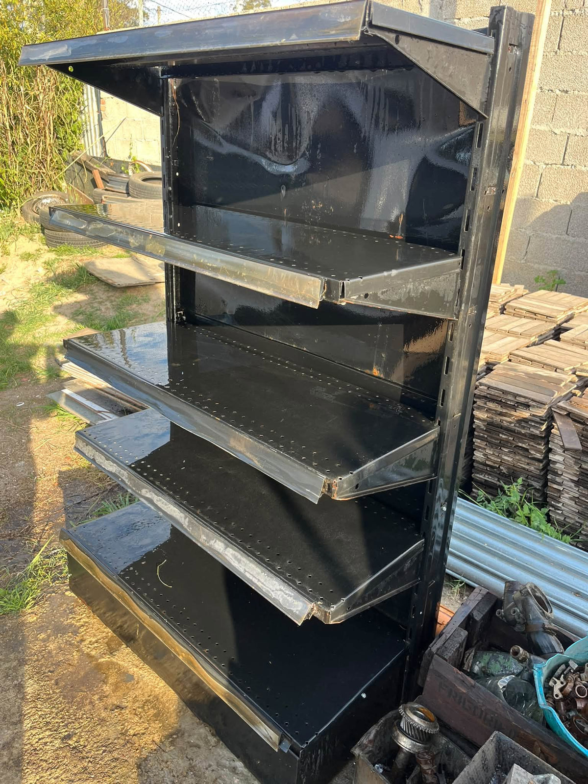 GONDOLA ESTANTERIA PARA COMERCIO 5 ESTANTES
