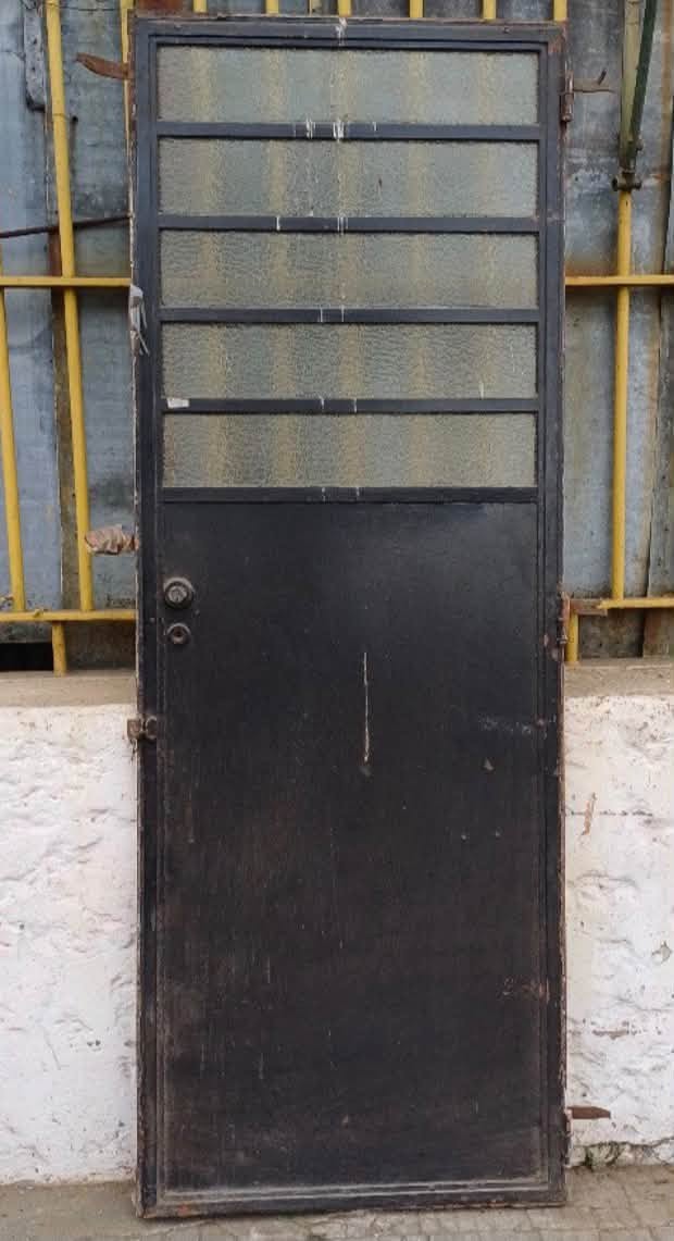 PUERTA DOBLE CHAPA CON LLAVE FUERTE PESADA 220X80